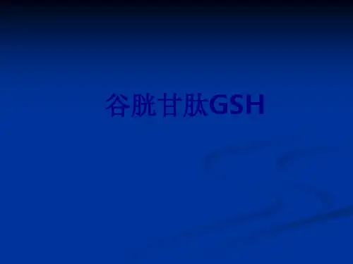 谷胱甘肽GSH讲义