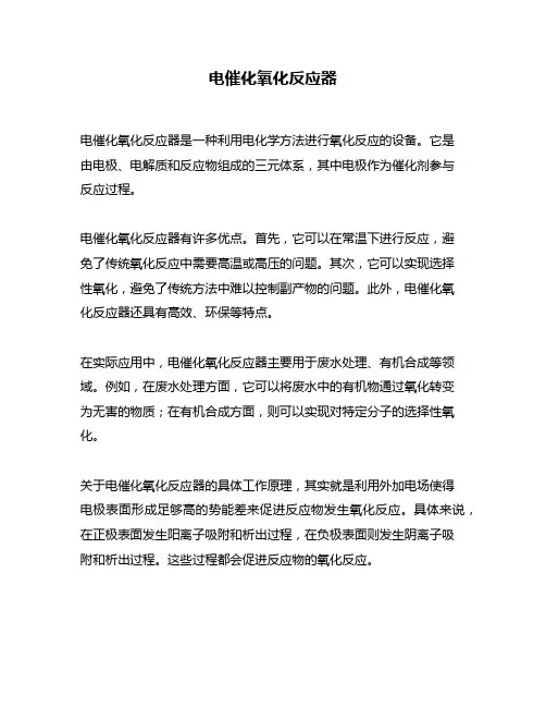 电催化氧化反应器