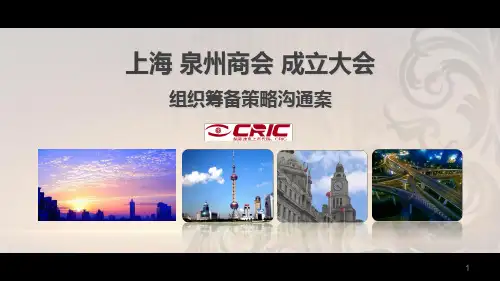 上海泉州商会成立大会10.28ppt课件