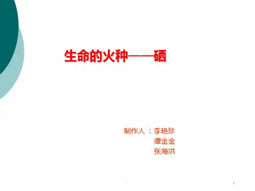 稀有元素硒PPT课件