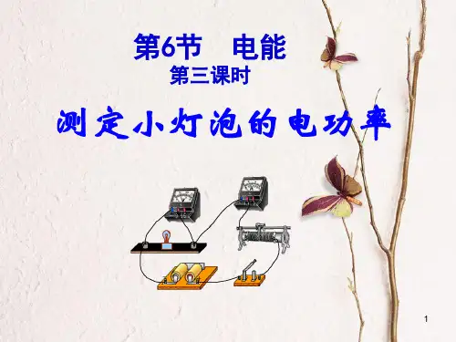 九年级科学上册 3.6 电能(第3课时)课件 (新版)浙教版.pptx