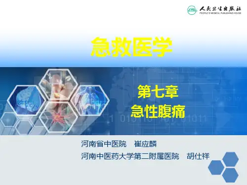 急救医学(第2版)PPT课件 第七章 急性腹痛