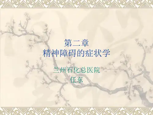 精神障碍症状学课件