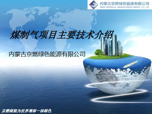 煤制气项目主要技术介绍ppt课件