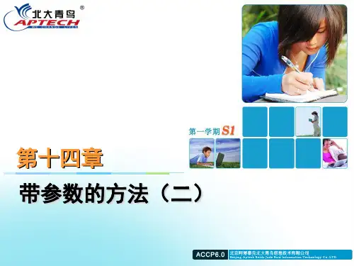 TP14 带参数的方法(二)  ACCP 6.0 S1-1-使用Java理解程序逻辑 PPT课件