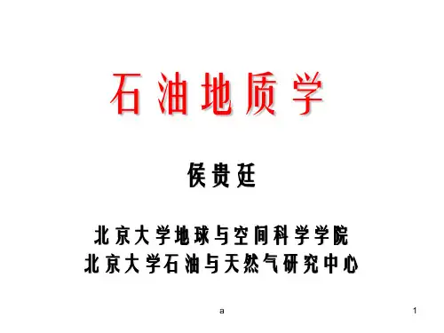 石油地质学PPT课件