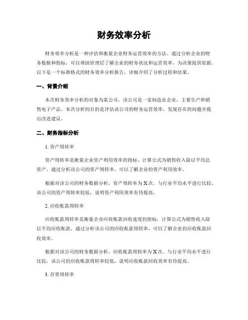 财务效率分析 (2)