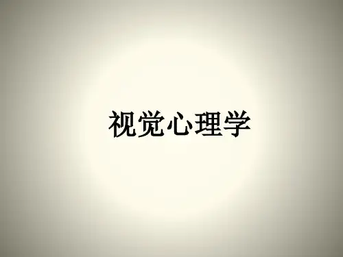 视觉心理学(全套400页PPT课件)