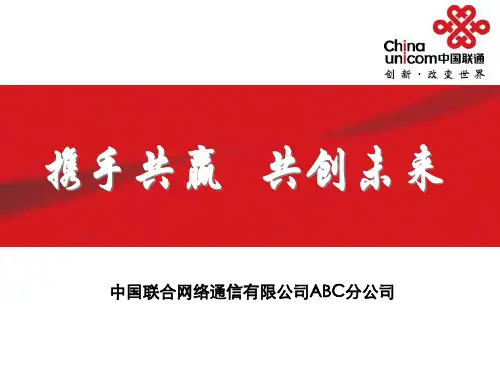 中国联通简介材料