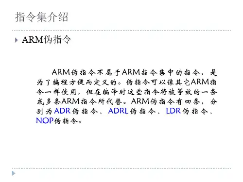 ARM伪指令