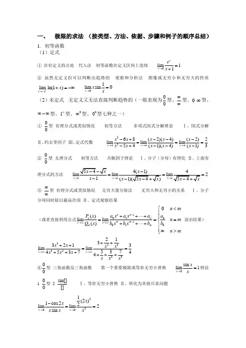 极限的求法