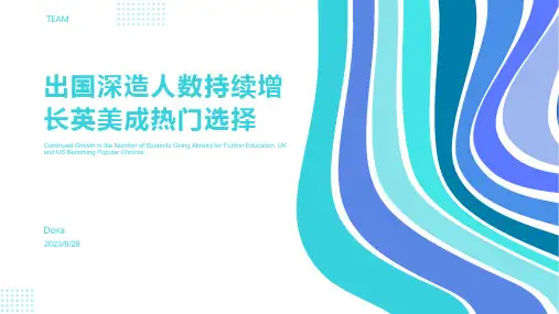 2023年我国留学行业分析：出国深造人数增加 英美是热门就读国家