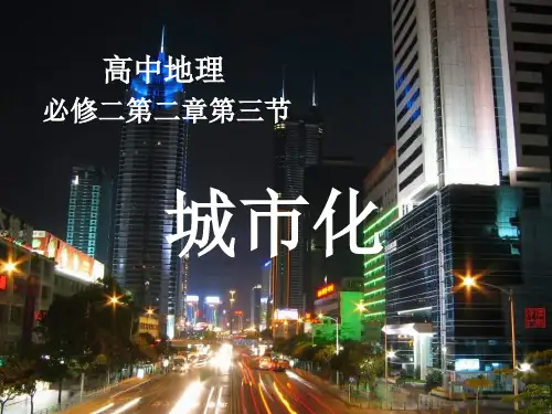 人教版高中地理必修二第二章第三节 城市化 课件(共19张PPT)