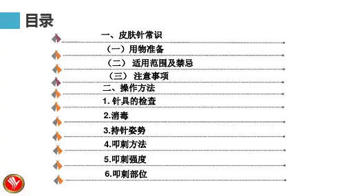 皮肤针技术