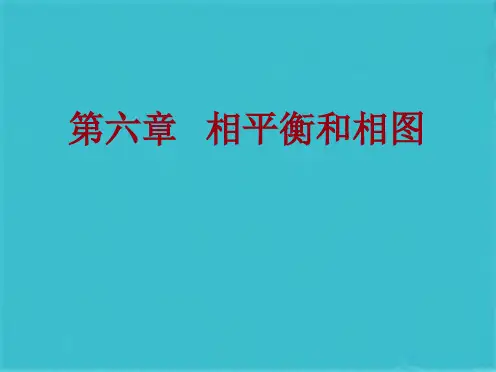 相平衡和相图(共294张PPT)