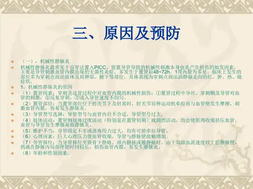 静脉炎护理业务学习(1).ppt