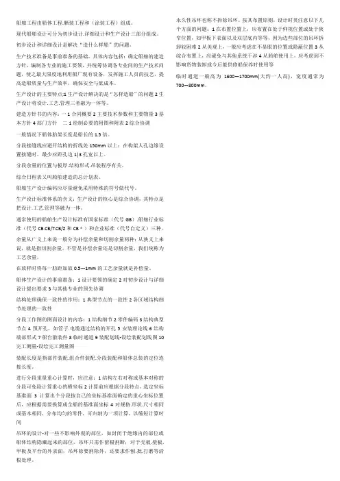船舶生产设计