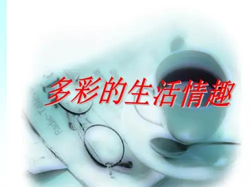 情趣与兴趣讲课用ppt