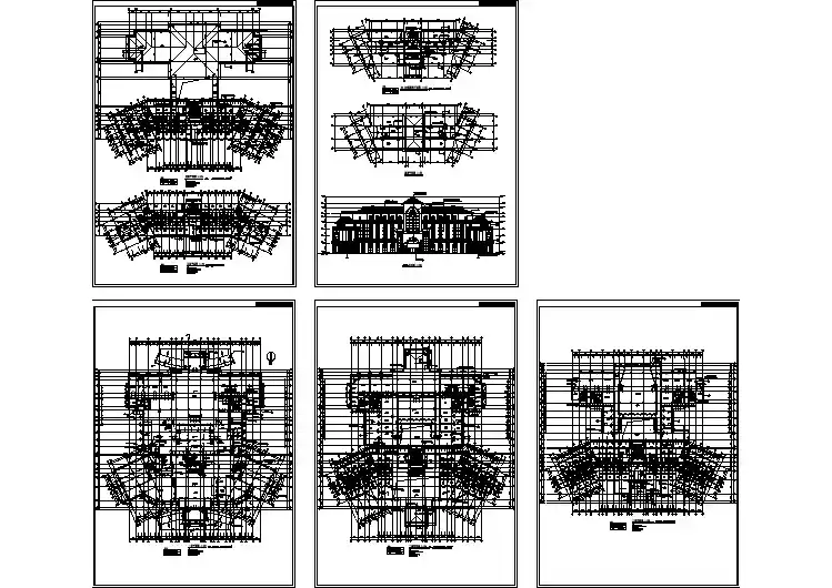 比较小巧的宾馆建筑设计图（共4张）