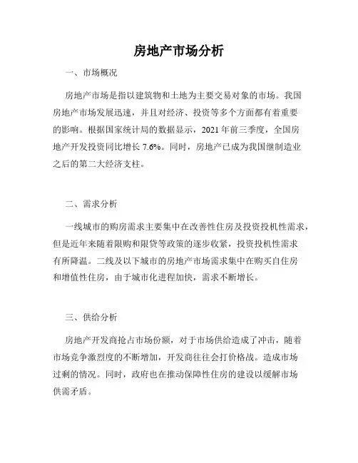 房地产市场分析