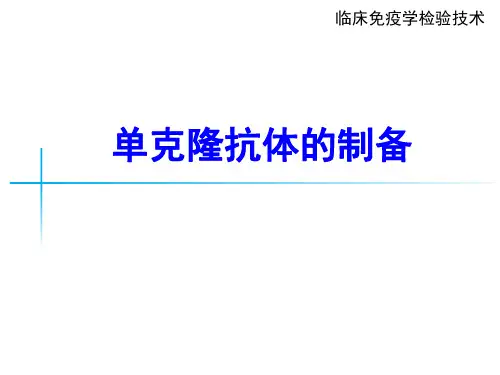 单克隆抗体的制备.ppt