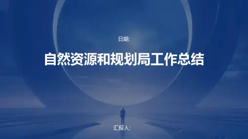 自然资源和规划局工作总结