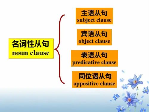 名词性从句1