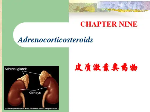 兽医药理学第9章《皮质激素类药物》课件