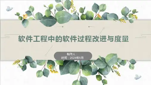 软件工程中的软件过程改进与度量