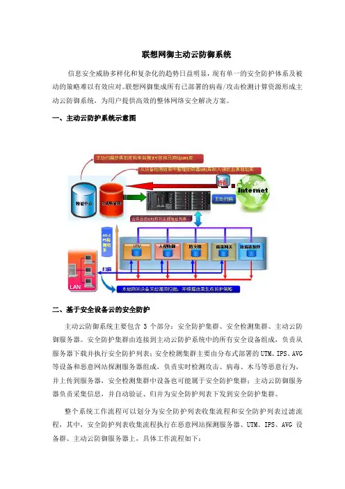 联想网御主动云防御系统(定)