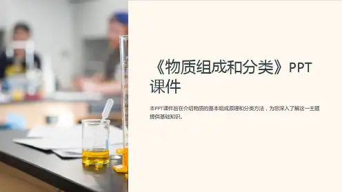 《物质组成和分类》课件