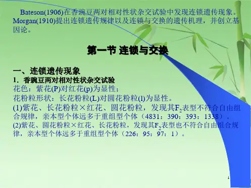 第四章连锁遗传与遗传作图(共46张PPT)