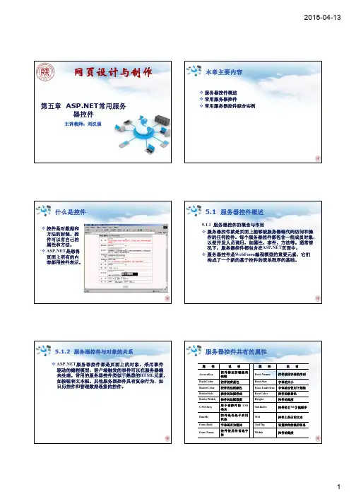 ASPNET常用服务器控件.ppt