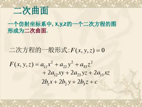 二次曲面