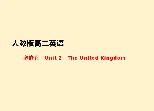 人教版(新课程标准)必修五Unit2TheUnitedKingdom知识点课件(11)