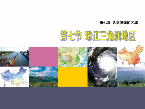 中图版七年级下册地理 7.7珠江三角洲地区 课件 (共24张PPT)