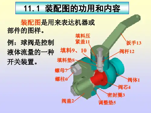 装配图球阀分解图ppt课件.ppt