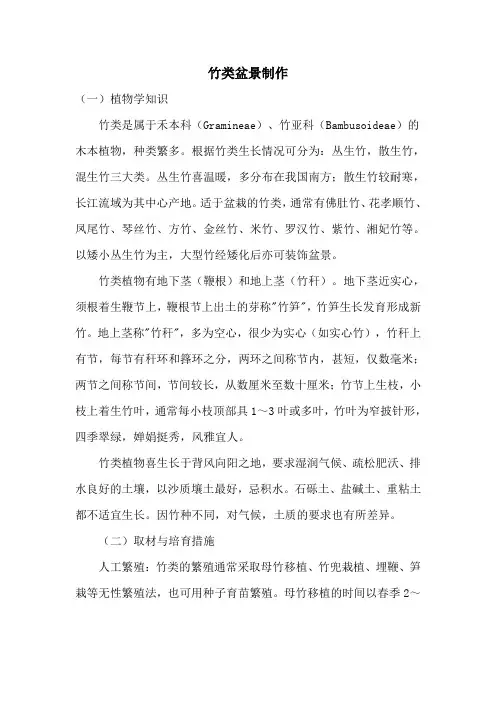 竹类盆景制作(精)