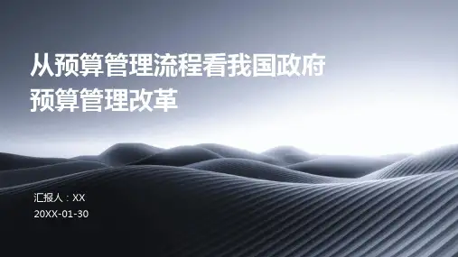 从预算管理流程看我国政府预算管理改革