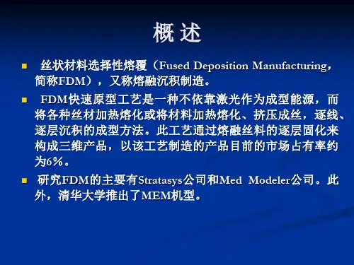熔融挤压沉积快速成型工艺与设备