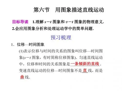 (2019版)高一物理用图象描述直线运动