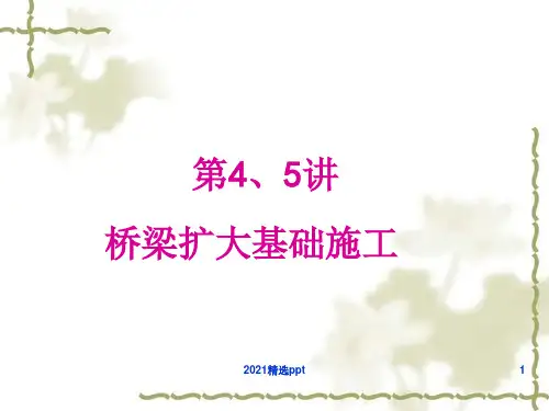 扩大基础ppt课件