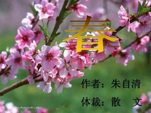 七年级上册人教版《春》教学课件44张