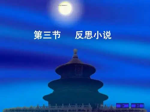 反思小说.ppt