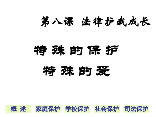 七年级政治法律护我成长1