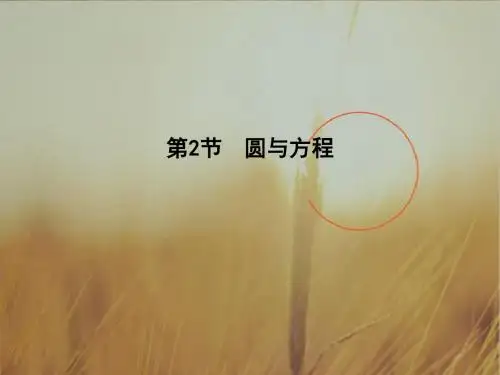 2018高考数学文全国大一轮复习课件：第八篇 平面解析