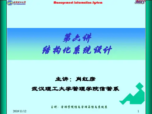 第六讲管理信息系统的系统设计