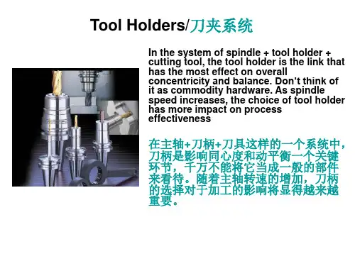 加工中心刀柄结构说明