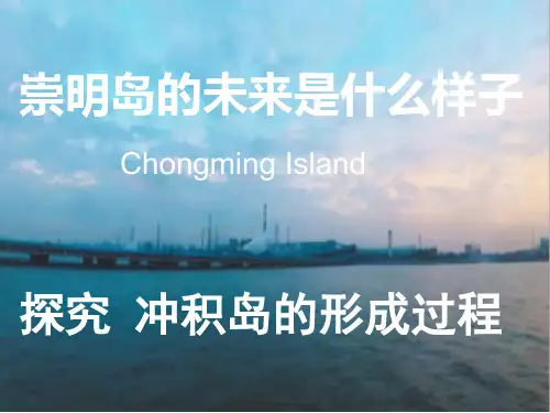 问题研究 崇明岛的未来是什么样子