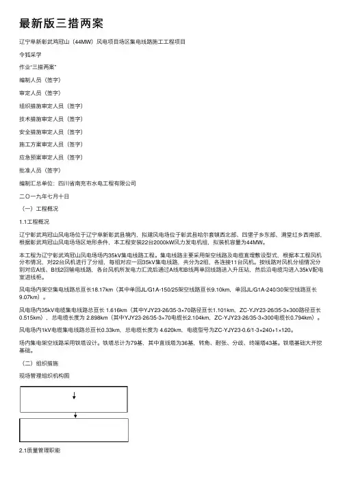 最新版三措两案